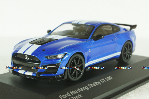 Ford Mustang GT500 Coupe 2020 blue, 4311501, Solido 1:43
