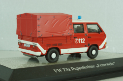 Volkswagen T3a Doka (typ 247) double cabine 1979, Feuerwehr, Premium Classixxs 1:43