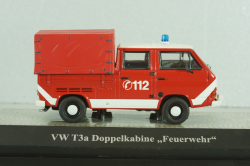 Volkswagen T3a Doka (typ 247) double cabine 1979, Feuerwehr, Premium Classixxs 1:43