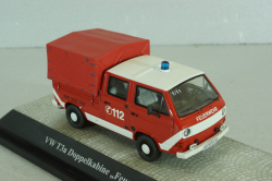 Volkswagen T3a Doka (typ 247) double cabine 1979, Feuerwehr, Premium Classixxs 1:43