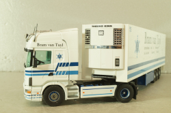 Scania 114L with semi-trailer "Bram van Tuyl" white, Tekno 1:50