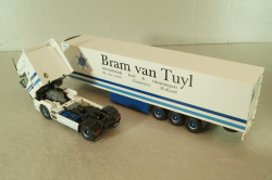 Scania 114L with semi-trailer "Bram van Tuyl" white, Tekno 1:50