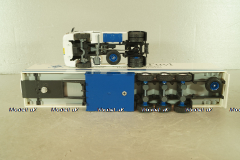 Scania 114L with semi-trailer "Bram van Tuyl" white, Tekno 1:50