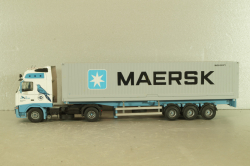 Volvo FH 12 with semi-trailer "Maersk" white/blue/grey, Tekno 1:50