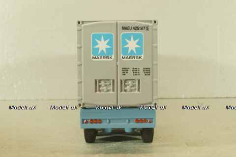 Volvo FH 12 with semi-trailer "Maersk" white/blue/grey, Tekno 1:50
