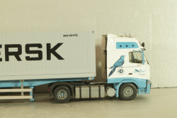 Volvo FH 12 with semi-trailer "Maersk" white/blue/grey, Tekno 1:50