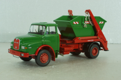 MAN Hauber HAK 15.200 skip truck, green, 1047, Conrad 1:50