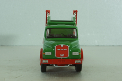 MAN Hauber HAK 15.200 skip truck, green, 1047, Conrad 1:50