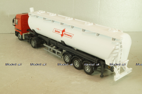Mercedes-Benz Actros (MP1) 1840 witth semi-trailer "Spitzer Eurovrac" 1996, red/white, Joal 1:50 