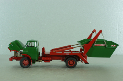 MAN Hauber HAK 15.200 skip truck, green, 1047, Conrad 1:50