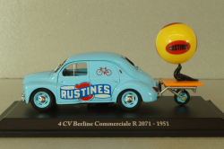 Renault 4CV Berline Commerciale Rustines 1951, blue, Eligor 1:43