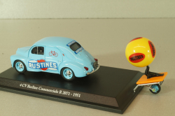 Renault 4CV Berline Commerciale Rustines 1951, blue, Eligor 1:43