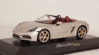 Porsche 982 Boxster "25 Years" GT-silver metallic, Minichamps 1:43
