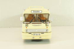 Ikarus 66 bus 1955, beige, Autobus Dal Mondo #21 (с журналом), Hachette 1:43