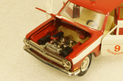 Газ-2402, А13, пожарная, конверсия 1:43