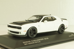 Dodge Challenger SRT Demon V8 6.2L 2018, white, 4310303, Solido 1:43