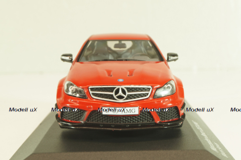 Mercedes C-Class C63 6.3 V8 AMG Black Series 2012, red, 4311602, Solido 1:43