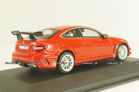 Mercedes C-Class C63 6.3 V8 AMG Black Series 2012, red, 4311602, Solido 1:43