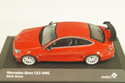 Mercedes C-Class C63 6.3 V8 AMG Black Series 2012, red, 4311602, Solido 1:43