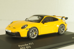 Porsche 911 (992) GT3 2023 yellow/black, 4312504, Solido 1:43