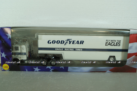 Ford CLT 9000 Good Year Container, 1978, American Trucks France # 10, Altaya 1:43