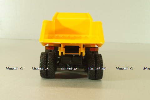 Краз-251Б самосвал 1970, оранжевый/желтый, Легендарные Грузовики СССР №58, Modimio 1:43