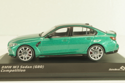 BMW M3 (G80) Competition Saloon 2023, green metallic, 4315301, Solido 1:43