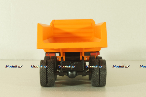 Краз-6510 самосвал 1992, бежевый/оранжевый, Н775, Наш Автопром 1:43