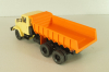 Краз-6510 самосвал 1992, бежевый/оранжевый, Н775, Наш Автопром 1:43