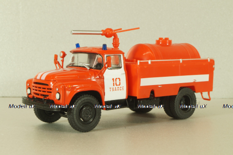 АП-3(130)-148А 1973, пожарный автомобиль порошкового тушения на шасси ЗиЛ-130, Наши Грузовики №44, 1:43