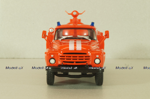 АП-3(130)-148А 1973, пожарный автомобиль порошкового тушения на шасси ЗиЛ-130, Наши Грузовики №44, 1:43