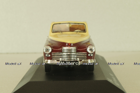 Газ-М20 Победа кабриолет 1947, бежевый/бордовый, WB217, WhiteBox 1:43