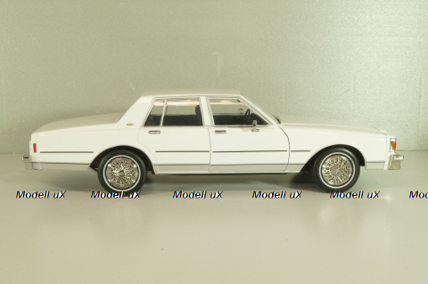 Chevrolet Caprice Classic 1980, from movie A-Team, white, 19109, Greenlight 1:18