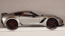 Chevrolet Corvette C7 Z06 blade silver, 71258, Auto Art 1:18