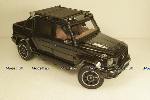 Mercedes G800 Brabus XLP Adventure Pick Up, black, ALM860521, Almost Real 1:18
