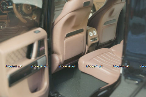 Mercedes G800 Brabus XLP Adventure Pick Up, black, ALM860521, Almost Real 1:18