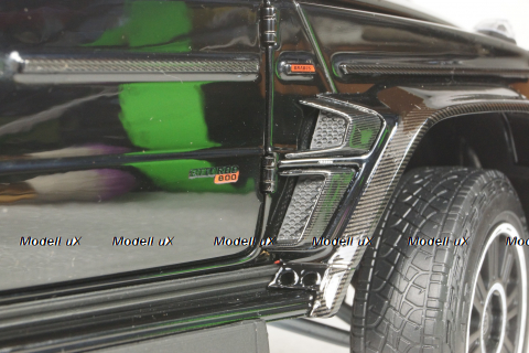 Mercedes G800 Brabus XLP Adventure Pick Up, black, ALM860521, Almost Real 1:18