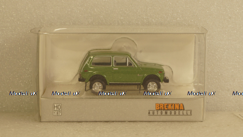 Lada Niva, green, BRE27201, Brekina 1:87