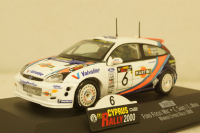 Ford Focus WRC Winner Rallye Ciprus 2000 Sainz/Moya St.Nr.6, SKW00022, Skid 1:43