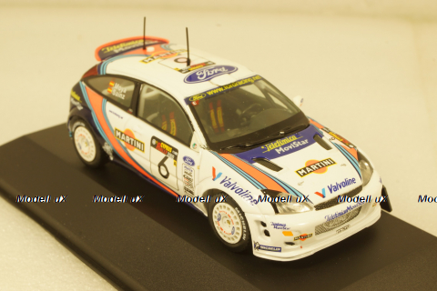 Ford Focus WRC Winner Rallye Ciprus 2000 Sainz/Moya St.Nr.6, SKW00022, Skid 1:43