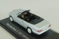 Mercedes-Benz E 320 Cabriolet (A124) 1987, silver, B66005710, Herpa 1:43