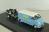 DKW Schnellaster Typ 30  with trailer and 2 motorrad 1955, blue, 450745600, Schuco 1:43