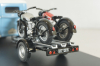 DKW Schnellaster Typ 30  with trailer and 2 motorrad 1955, blue, 450745600, Schuco 1:43