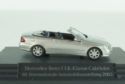 Mercedes CLK320 Cabriolet (A209) silver, Herpa 1:87 