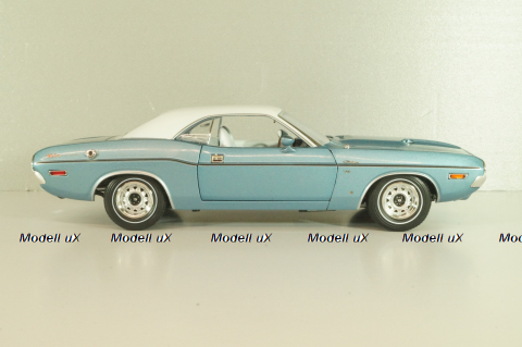 Dodge Challenger Western Sport Special 1970, blue metallic, 13644, Greenlight 1:18