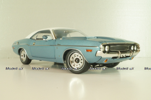 Dodge Challenger Western Sport Special 1970, blue metallic, 13644, Greenlight 1:18