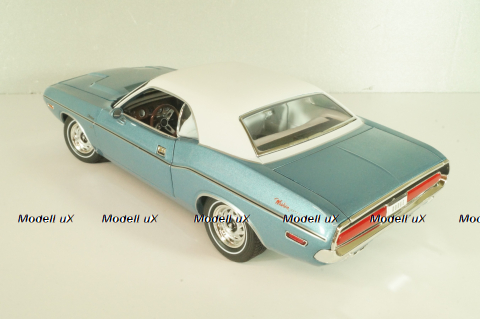 Dodge Challenger Western Sport Special 1970, blue metallic, 13644, Greenlight 1:18