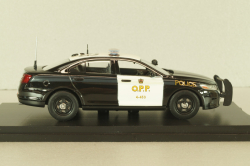 Ford Taurus Police Interceptor 3.5L V6, Ontario Provencial Police 2014, black, First Response 1:43