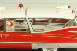 Cadillac S&S Superior Landau Ambulance 1959, red/white, 45260, NEO 1:43