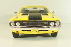 Dodge Challenger R/T 1970 from TV-Series NCIS, yellow, 12845, Greenlight 1:18